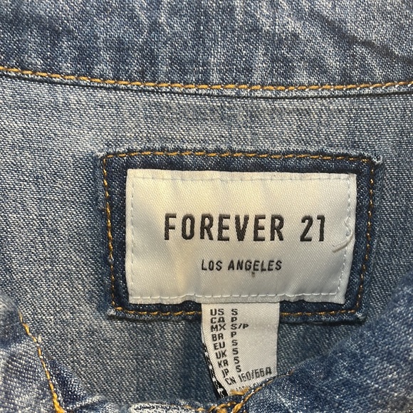 Forever 21 Jean Romper NWOT Size Small for $35 - Picture 3 of 15